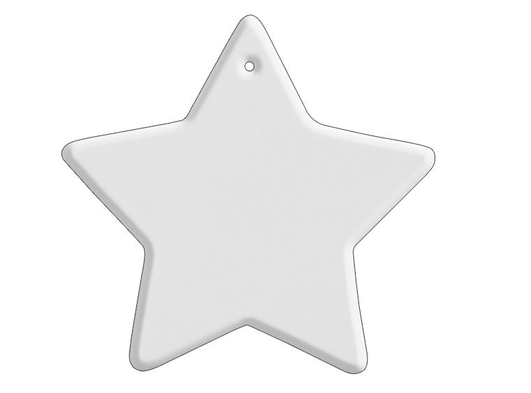 Flat Star Ornament
