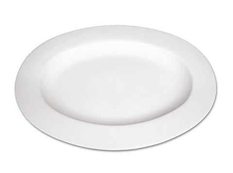 XL Oval Rimmed Platter 16"