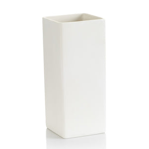 Tall Rectangular Vase 10"