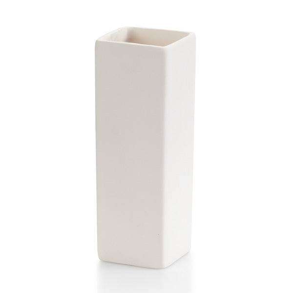 Tall Square Bud Vase 6"