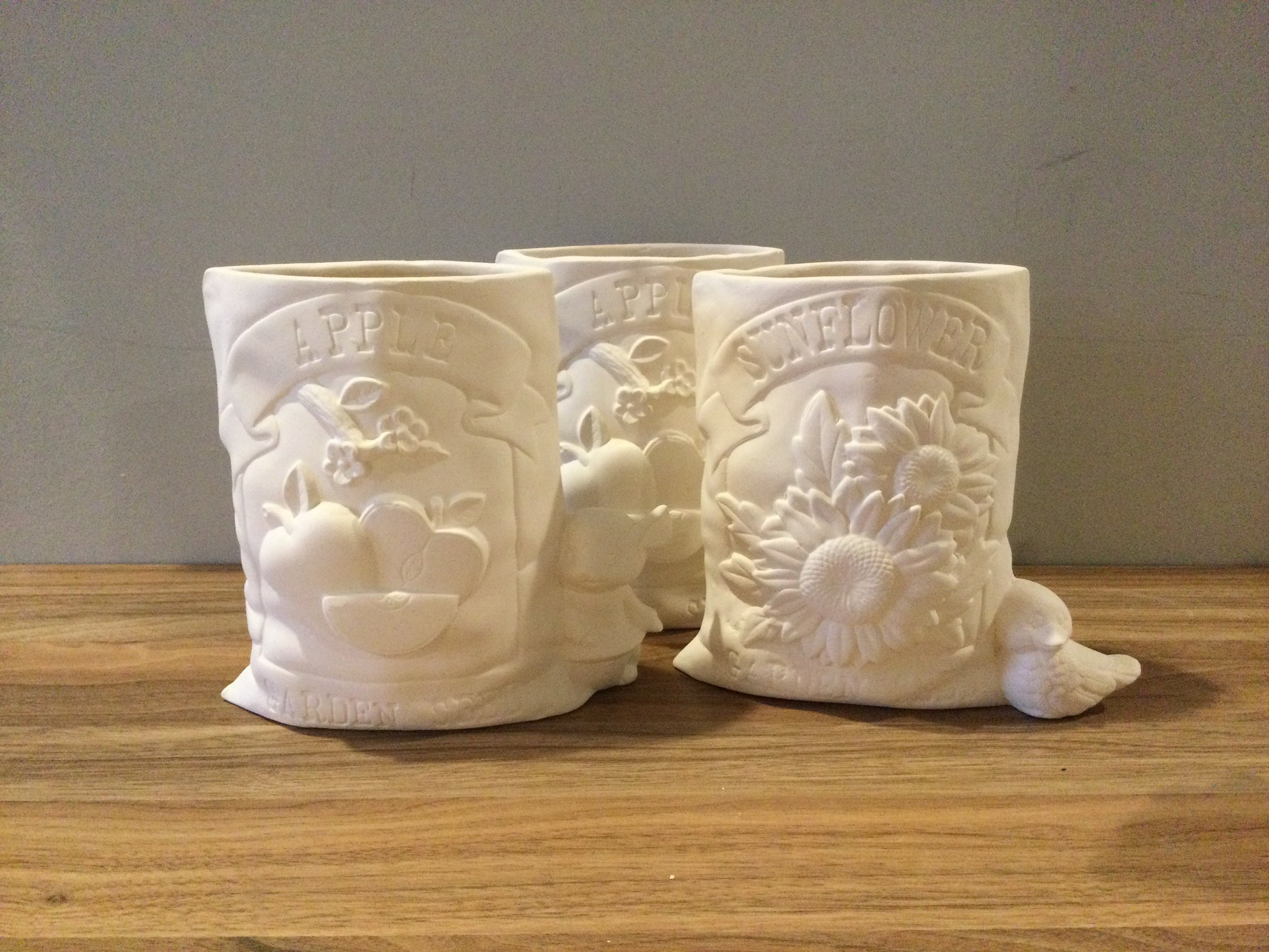 Assorted Seed Vase Hand Made