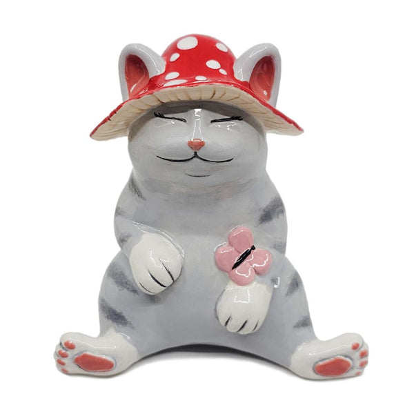Mushroom Hat Cat