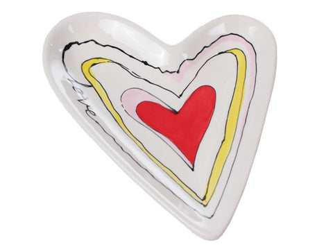 Asymmetric Heart Dish