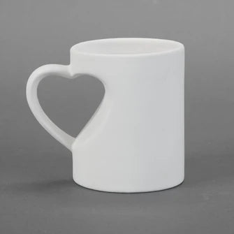 Heart Cut Out Mug