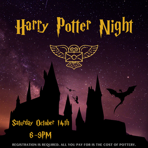 Harry Potter Night   |   Saturday, October 14th 6-9pm