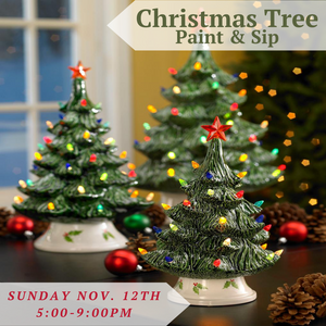 Christmas Tree Paint & Sip | Sunday November 12th