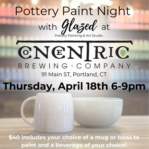 Paint Night at CONCENTRIC BREWING COMPANY    |   April 18th 6-9pm