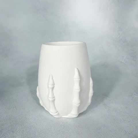 Skeleton Stemless Wine Glass