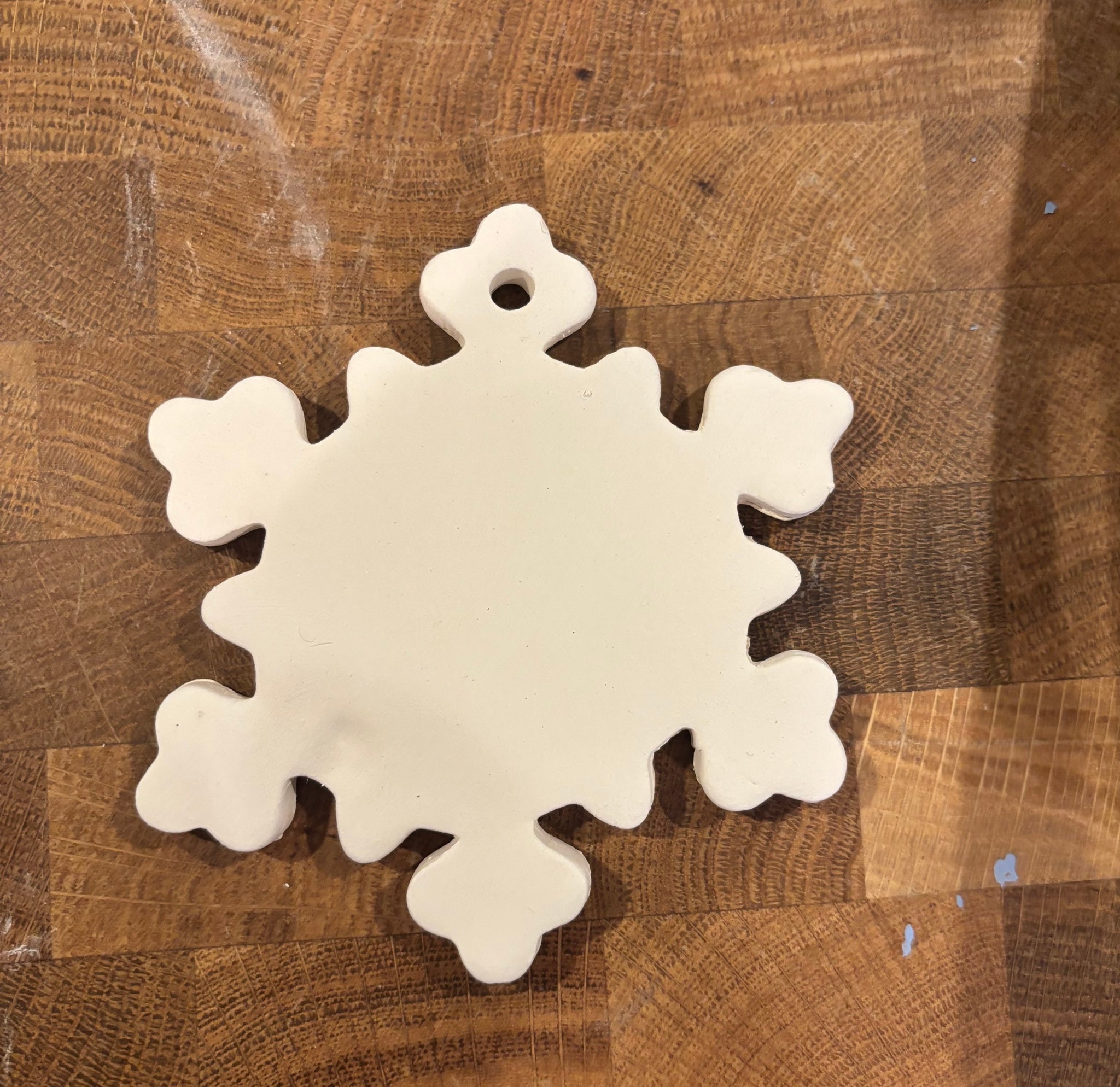 Snowflake Cookie Ornament Hand Made