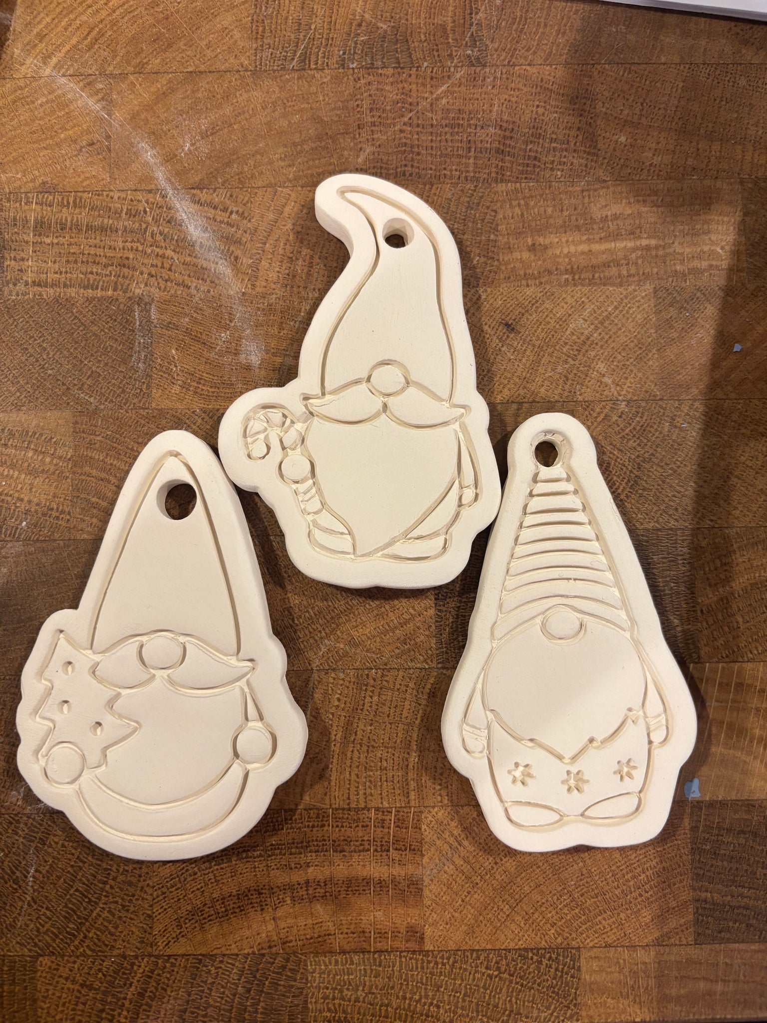 Assorted Gnome Ornaments Hand Made