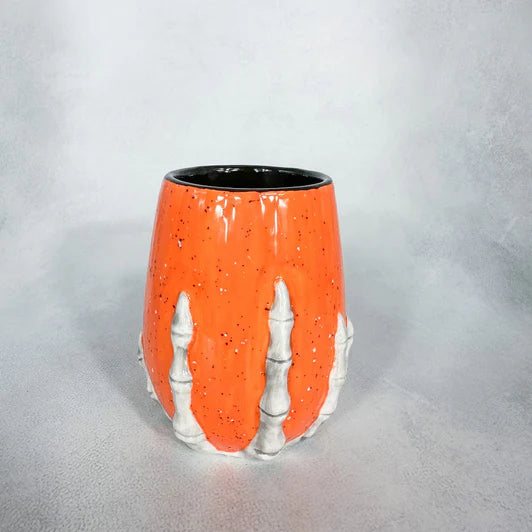 Skeleton Stemless Wine Glass