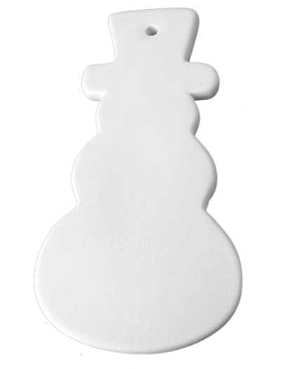 *Flat Snowman Ornament