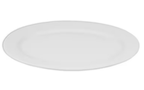 BI Rimmed Oval Platter 15"