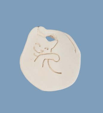 Cuddly Cat Ornament Hand Made