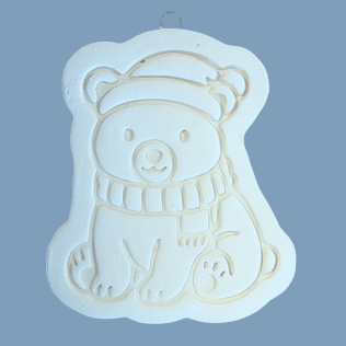 Polar Bear Ornament Hand Made