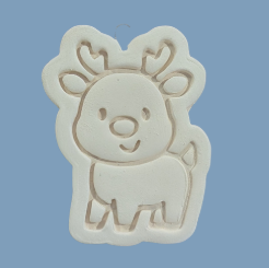 Reindeer Cookie Ornament Hand Made