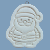 Santa Cookie Ornament Hand Made