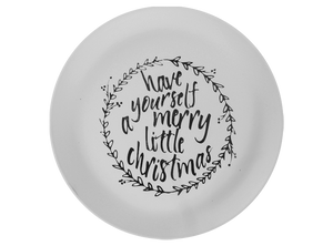 Merry Little Christmas Plate