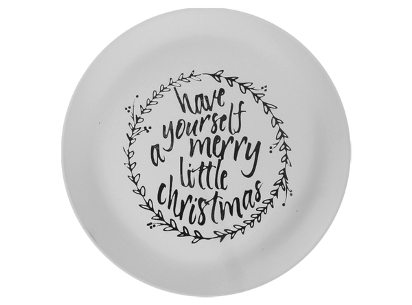 Merry Little Christmas Plate