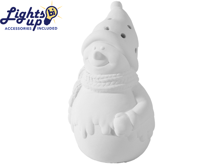 *Snowman Votive