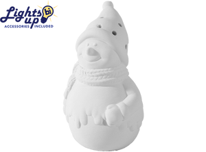 *Snowman Votive