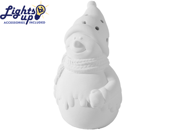 *Snowman Votive